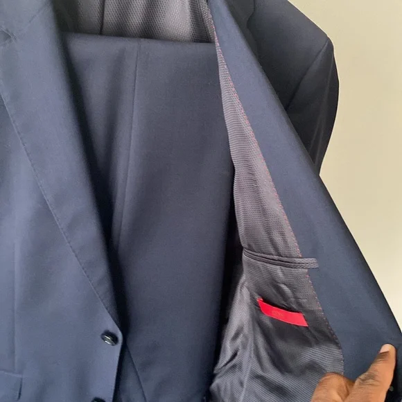 Hugo boss slim fit suit.